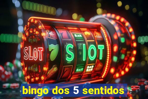 bingo dos 5 sentidos